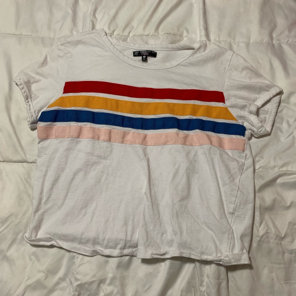 Love Peace and Lazy Days Cropped T-shirt
